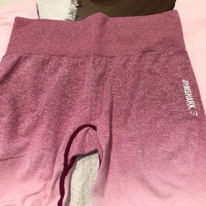 Gym shark seamless ombré leggings size medium